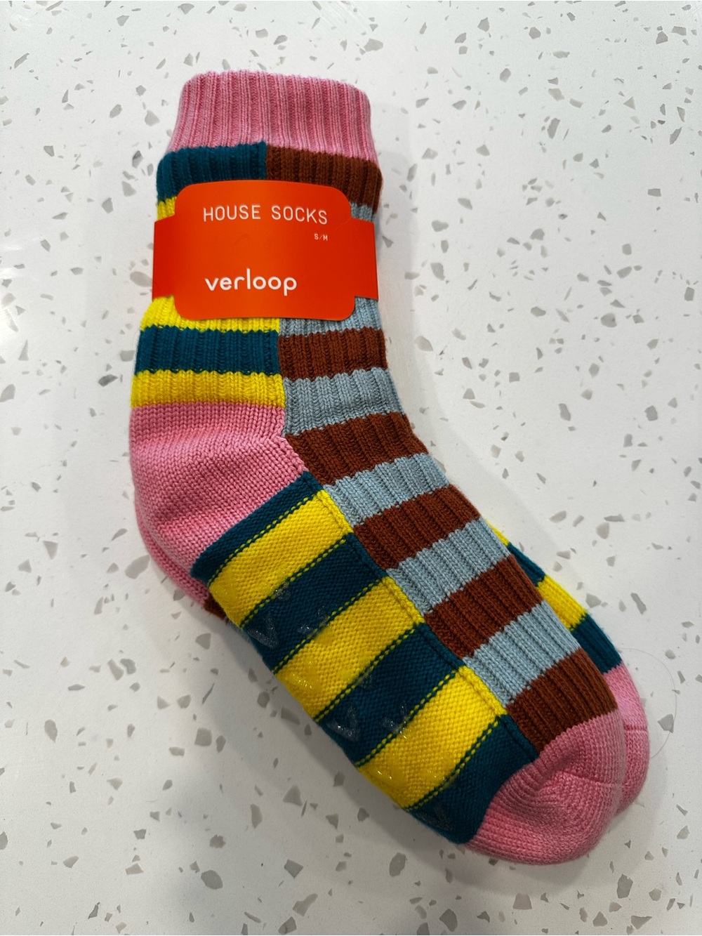NWT Verloop Multicolor Striped House Socks